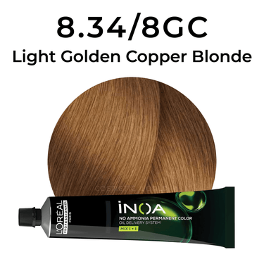 L'OREAL - INOA_iNOA 8.34/8GC Light Blonde Gold Copper_Cosmetic World